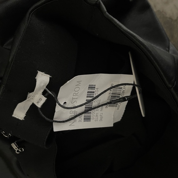 NIA Faux Leather Leggings Push Up Stretch High Waist Sexy Yoga Pants Black - Picture 7 of 8